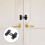 Locks Voor Deuren Bolt Latch Zwart RVS 3 Stuks 6