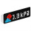 TC001  Pixel Clock Youtube-Följare Simultan Pixelated Message Display  Desktop Clock 1