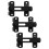 Locks Voor Deuren Bolt Latch Zwart RVS 3 Stuks 10