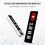 TC001  Pixel Clock Youtube-Följare Simultan Pixelated Message Display  Desktop Clock 5