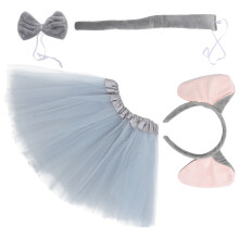 3 Sets Oren Hoofdband Stropdas En Tutu Rok Dier