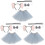 3 Sets Oren Hoofdband Stropdas En Tutu Rok Dier 3