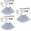 3 Sets Oren Hoofdband Stropdas En Tutu Rok Dier 8