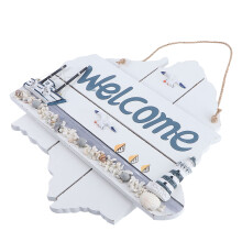 3Stk Weiße Türanhänger Welcome Hanging Decor Für Büro Und Geschäft
