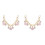 2St Modieuze Multi-Alloy Ketting Handtas Met Bloem En Verlenger 4