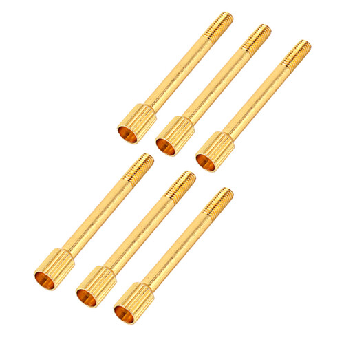 18Stk Tremolo Bridge Saddle Lock String Golden Für E-Gitarre