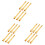 18Stk Tremolo Bridge Saddle Lock String Golden Für E-Gitarre 2