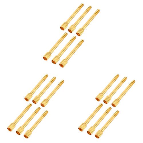 18Stk Tremolo Bridge Saddle Lock String Golden Für E-Gitarre 1