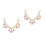 2St Modieuze Multi-Alloy Ketting Handtas Met Bloem En Verlenger 5