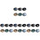 24Pcs Assorted Color Ceramic Chopsticks Racks for Fork Spoon Storage 4