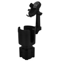 2Stk Multifunktionaler Auto Becher- Und Handyhalter ABS Schwarz