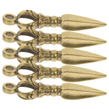 25 mini vajra anhänger messing retro taschenanhänger
