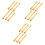 18Stk Tremolo Bridge Saddle Lock String Golden Für E-Gitarre 3