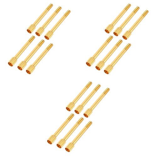 18Stk Tremolo Bridge Saddle Lock String Golden Für E-Gitarre 2
