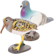 8Stk Kunststoff Künstliche Vogel Figuren Garten Deko