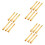 18Stk Tremolo Bridge Saddle Lock String Golden Für E-Gitarre 6
