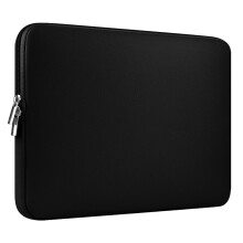 2Stk Laptop Sleeve Case Bag in Schwarz Mit Praktischem Reißverschluss