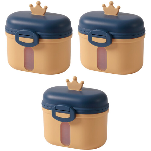 3Sets Premium Melkpoederboxen Reinigbare Formula 2