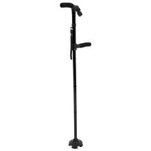 Zwarte Antislip Wandelstok Aluminium Voor En Klimmen