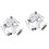 2Sets Metal TV Beugel Schroeven Set Voor Montage 6