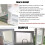 Adjustable Window Screen Replacement Kit with Zipper Opening,Keep Mosquitoes Out,Insect Protection  for Household 7