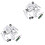 2Sets Metal TV Beugel Schroeven Set Voor Montage 5