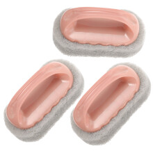 3Stk Reinigungsbürste Pink PP Robust Vielseitig