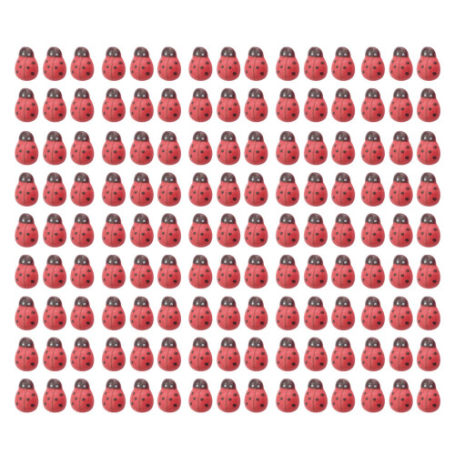 400Stk Mini Ornament Rot Für Mini Garten