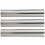 6Stk Cremiger Backform Set Für Teigrollen Silber 1