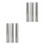 6Stk Cremiger Backform Set Für Teigrollen Silber 9