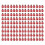 400Stk Mini Ornament Rot Für Mini Garten 8