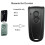 For Ecostar RSE2 RSC2 Garage Door Remote 433MHZ Fixed Code Duplicator Wireless 2 Button Rolling Door Remote Key 2 Pieces 5