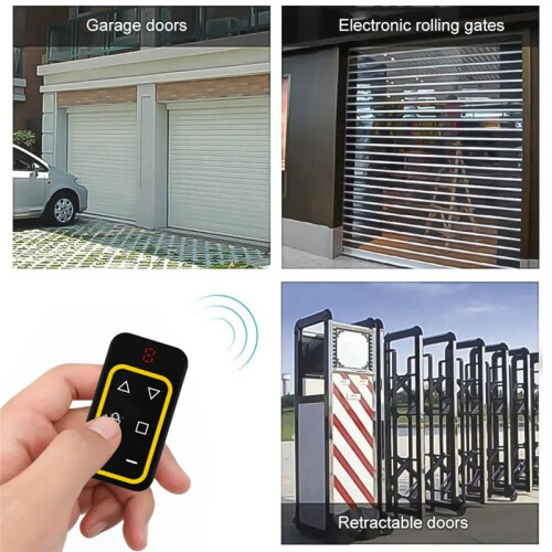 Garage Door Eight-Channel Copy Wireless Remote Control Rechargeable Universal Copy Multi-Frequency Remote Control 1