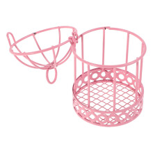 5Stk Multifunktionaler Vogelkäfig Schmuckhalter Rosa Dekotablett