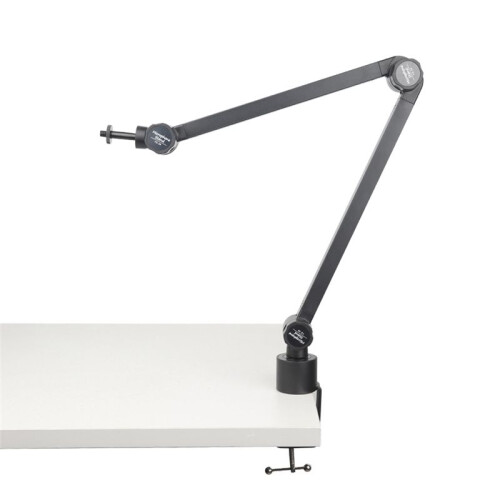 Support de Microphone Pliable, Support de Bras de Suspension à Ciseaux avec Pince de Microphone, Pince de Montage de Table 2