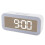 Mirror Night Light Alarm Clock Simple LED Digital Clock Student Loud Volume Bedside Clock Desktop Temperature Clock B 1
