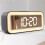 Mirror Night Light Alarm Clock Simple LED Digital Clock Student Loud Volume Bedside Clock Desktop Temperature Clock A 6