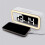 Mirror Night Light Alarm Clock Simple LED Digital Clock Student Loud Volume Bedside Clock Desktop Temperature Clock B 3