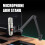 Support de Microphone Pliable, Support de Bras de Suspension à Ciseaux avec Pince de Microphone, Pince de Montage de Table 9