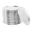 100 Pcs Regular Mouth 70MM Jar Canning Lids, Reusable Leak Proof Split-Type Silver Lids with Silicone Seals Rings 9