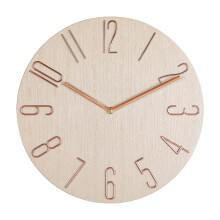 Einfache Wanduhr 12 Zoll Wohnzimmer Home Wanduhr Uhr Uhr Mode Schlafzimmer Wanduhr-Beige