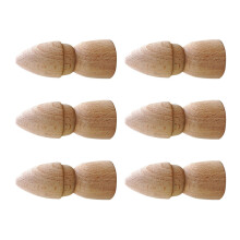 60 Holz Tischdekorationen Handbemalte Puppen Beige