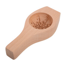 2Stk Holzförmchen Für Plätzchen Und Kuchen Handgefertigt Hellbraun