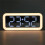 Mirror Night Light Alarm Clock Simple LED Digital Clock Student Loud Volume Bedside Clock Desktop Temperature Clock B 2