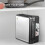 4-Slice Waffle Maker, 1600W Nonstick Iron, Compact Square Design, Double-Sided Heating with Indicator Lights EU Plug 5