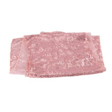 Sparkly Rose Gold Sequin Table Runners 12X71 Inch Shimmer Table for Wedding Party Anniversary Birthday Cake Table Cloth