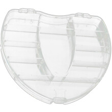Klarer Plastik Organizer Herzform Schmuck- Nagelbox