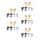 15Paare Ohrschmuck Cross Studs Sets Für Piercing 6