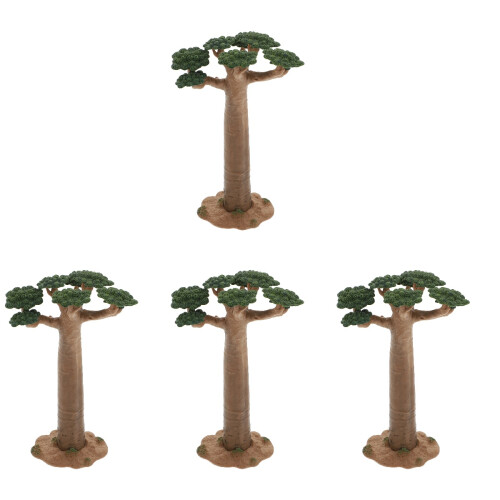 4 Mini Baummodelle Realistisches Pflanzenmodell 2