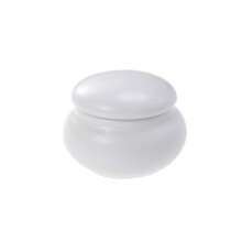 2Stk Kleiner Weißer Keramik Rouge Speicherbehälter Für Creme Und Tee